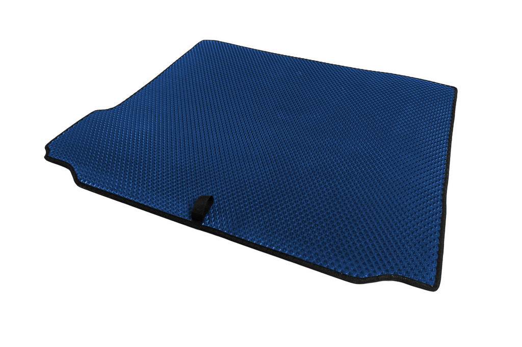 Trunk mat (EVA, Blue) for BMW X5 E-70 2007-2013 - Reelken Auto