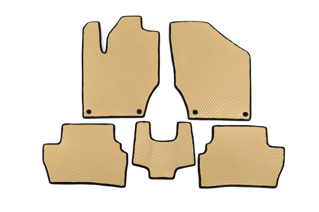 EVA Floor Mats (Beige) for Peugeot 308 2007-2013 - image 1