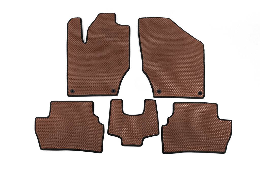 EVA mats (Brown) for Peugeot 308 2007-2013 - Reelken Auto