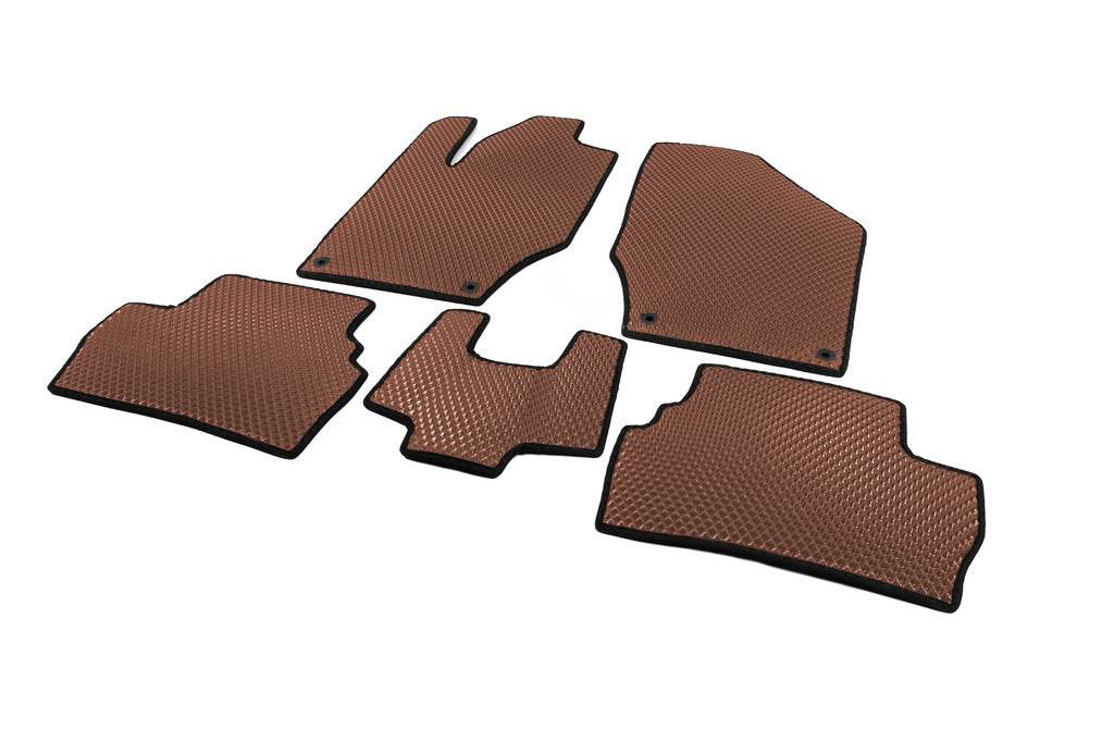 EVA mats (Brown) for Peugeot 308 2007-2013 - Reelken Auto