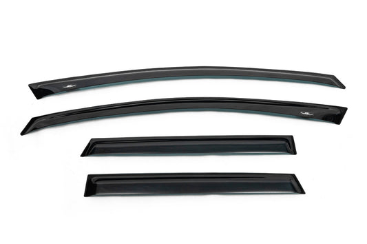 Window wind deflectors (Avant, 4 pcs, HIC) for Audi A6 C6 2004-2011 - image 1