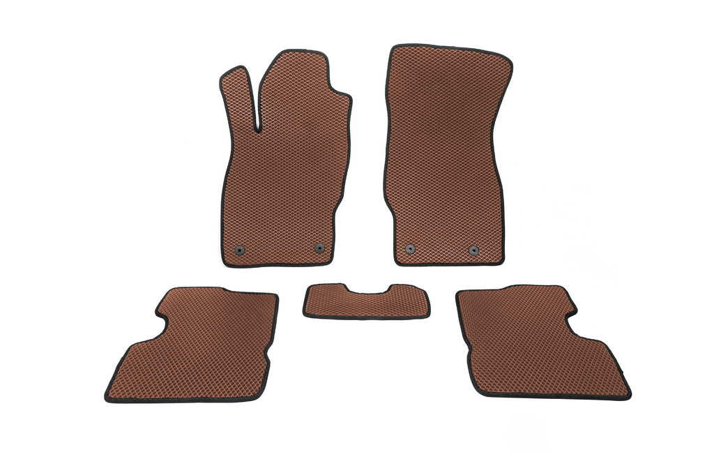 EVA Floor Mats (Brown) for Opel Corsa D 2007-2014 - image 1