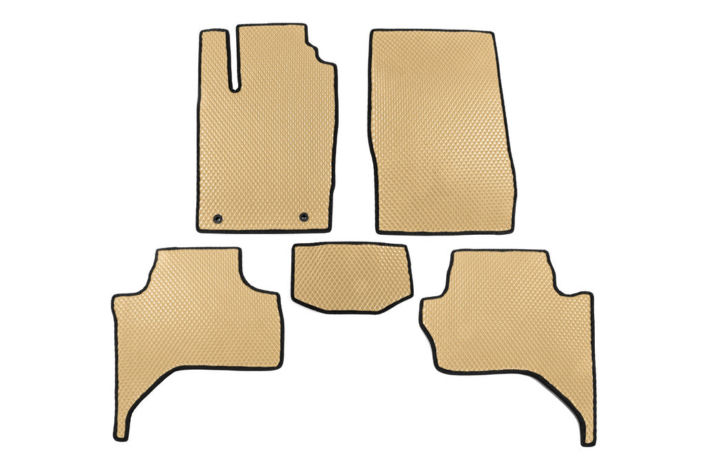 EVA Floor Mats (Beige) for Fiat Fullback 2016- - image 1