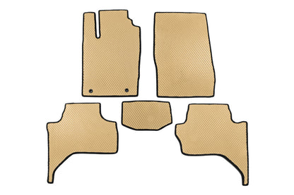 EVA Floor Mats (Beige) for Fiat Fullback 2016- - image 1