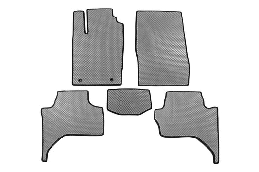 EVA Floor Mats (Gray) for Fiat Fullback 2016- - image 1