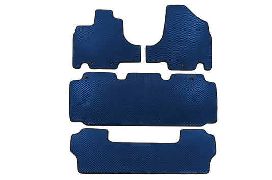 Mats (3 rows, EVA, Blue) for Honda Odyssey - Reelken Auto