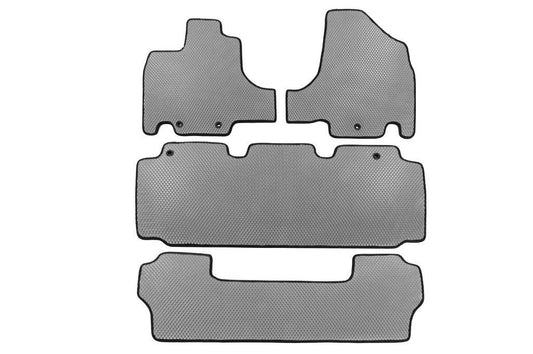 Mats (3 rows, EVA, Gray) for Honda Odyssey - Reelken Auto