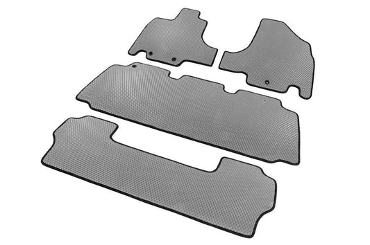 Mats (3 rows, EVA, Gray) for Honda Odyssey - Reelken Auto