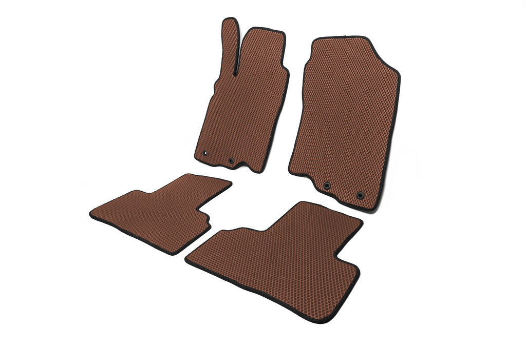 EVA Floor Mats (Brown) for Honda Insight II 2009-2014 - image 2