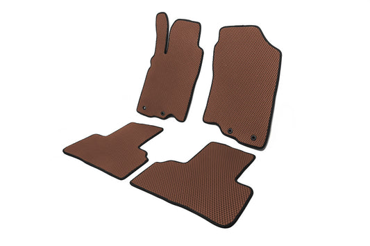EVA Floor Mats (Brown) for Honda Insight II 2009-2014 - image 2