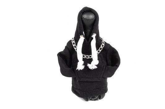 Gear Shift Cover Hoodie Style (Black, White Drawstring) - image 1