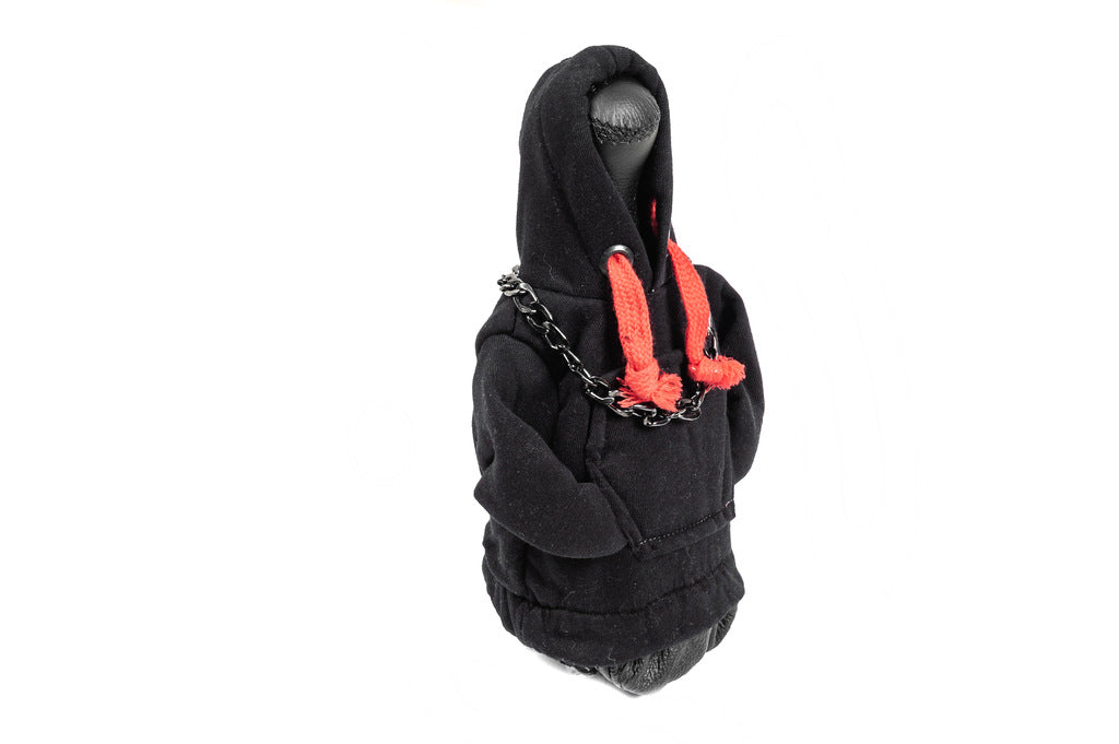 Gear Shift Boot Hoodie Style (Black, Red Cord) - image 2