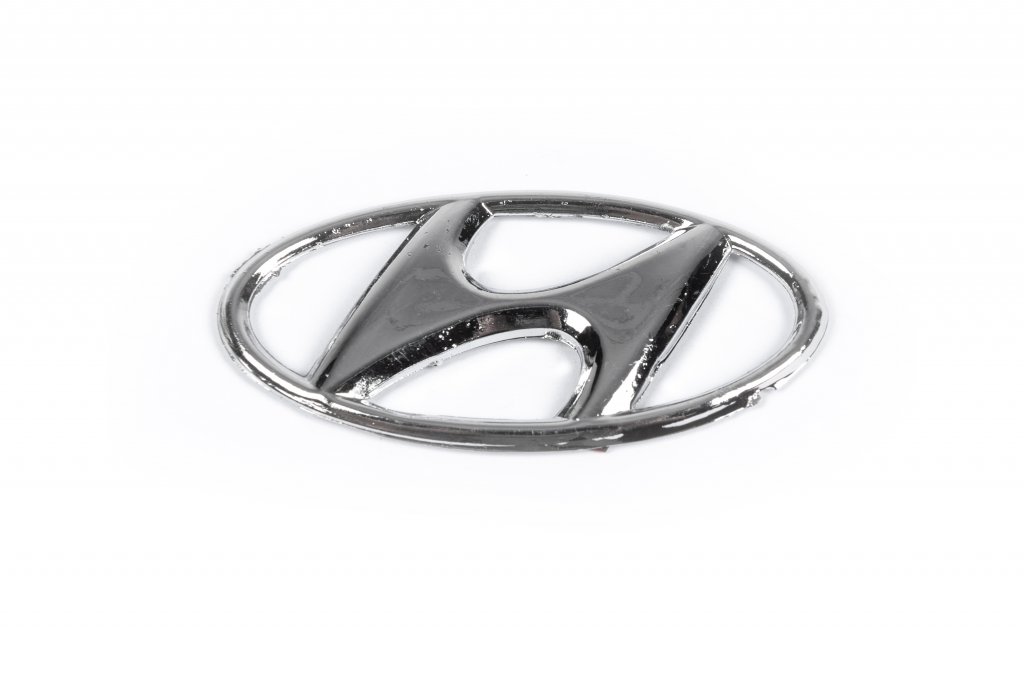 Emblem 86341 22300 (self-adhesive, 80 mm x 40 mm) for Hyundai Elantra (HD) 2006-2011 - image 1