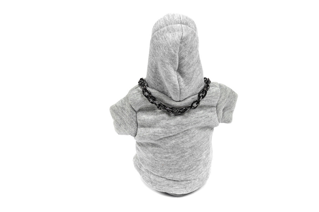Gear Shift Cover Hoodie (grey, black drawstring) - image 4