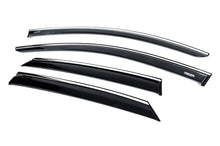 Window deflectors with chrome trim (4 pcs, Niken) for Opel Corsa F 2019- - image 2