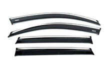 Window deflectors with chrome trim (2019-2023, 4 pcs, Niken) for Skoda Kamiq 2019- - image 2