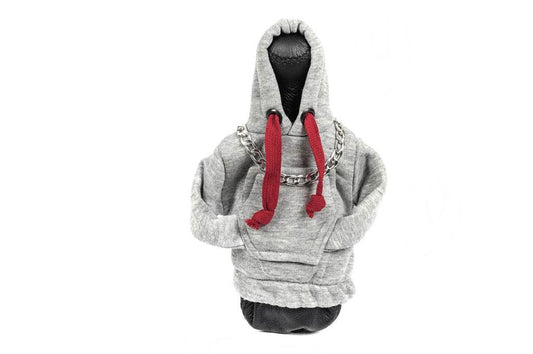 Hoody sweatshirt cover (gray, burgundy lace) - Reelken Auto