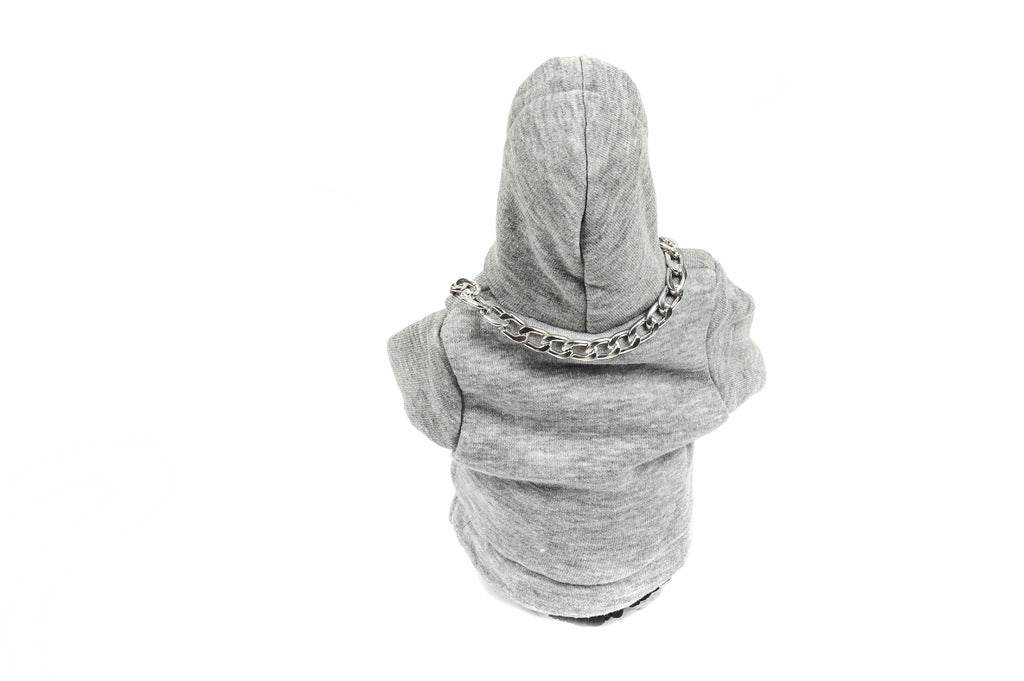 Hoody sweatshirt cover (gray, burgundy lace) - Reelken Auto