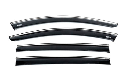 Window vents with chrome (4 PCs, Niken) for Dacia Sandero 2021↗ - Reelken Auto