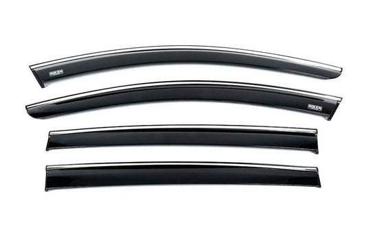 Window vents with chrome (4 PCs, Niken) for Dacia Sandero 2021↗ - Reelken Auto