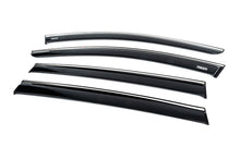 Window deflectors with chrome trim (4 pcs, Niken) for Dacia Sandero 2021- - image 2