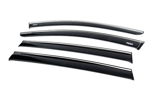 Window vents with chrome (4 PCs, Niken) for Dacia Sandero 2021↗ - Reelken Auto