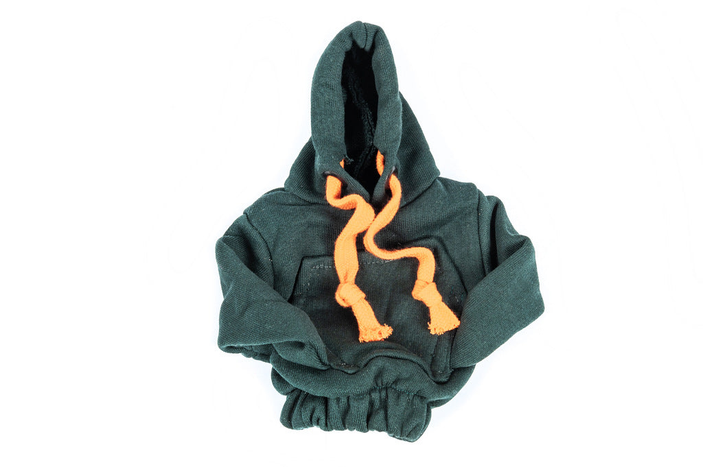 Gear Shift Knob Cover Hoodie Style (green, orange drawstring) - image 3
