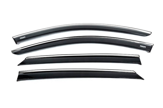 Window vents with chrome (4 PCs, Niken) for Opel Astra L 2022- year - Reelken Auto