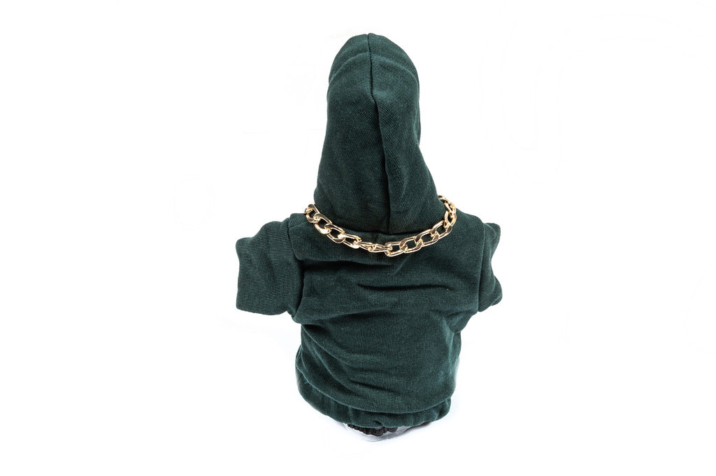 Gear Shift Knob Cover Hoodie Style (green, orange drawstring) - image 4
