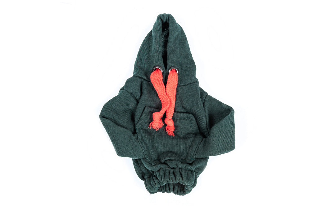 Gear Shift Cover Hoodie Style (green, red drawstring) - image 3