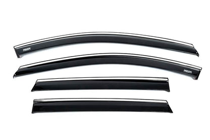 Window vents with chrome (4 PCs, Niken) for Hyundai I-20 2020↗ - Reelken Auto
