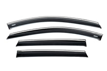 Window deflectors with chrome trim (4 pcs, Niken) for Hyundai I-20 2020- - image 1