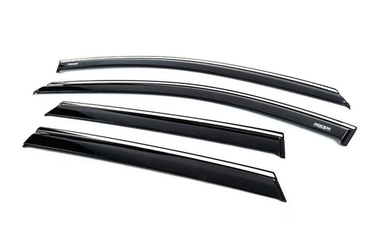 Window vents with chrome (4 PCs, Niken) for Hyundai I-20 2020↗ - Reelken Auto