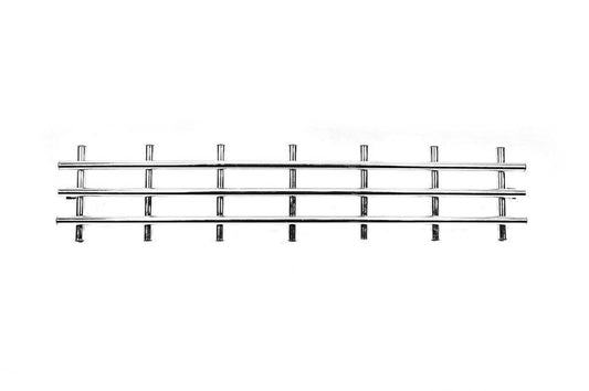 Grille in the bumper (stainless steel) for Hyundai Tucson JM 2004↗ - Reelken Auto