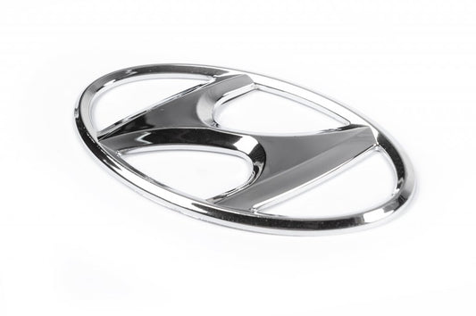 Emblem (self-adhesive, 125 mm (65 mm)) for Hyundai Santa Fe 1 2000-2006 - image 1