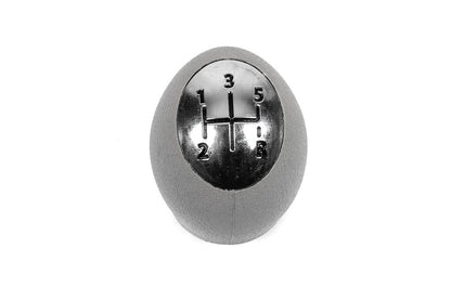 Gear Shift Knob 5-Speed 8200276415 (Grey+Chrome) for Renault Megane III 2009-2016 - image 1