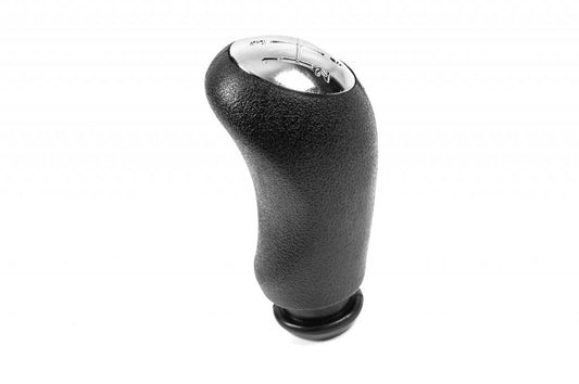 Gear Shift Knob 8200079112 (black with chrome) for Renault Logan I 2005-2008 - image 1