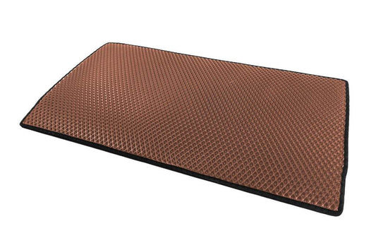 Trunk mat (EVA, Brown) for Renault Zoe 2012-2019 - Reelken Auto