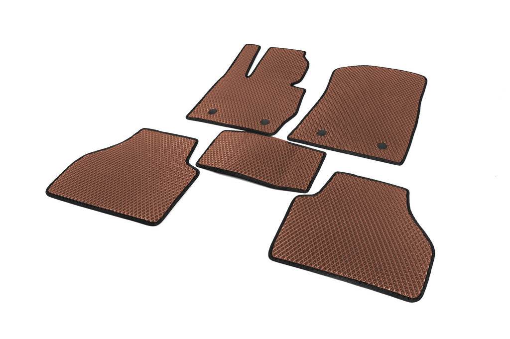 EVA mats (Brown) for BMW X4 F-26 2014-2018 - Reelken Auto