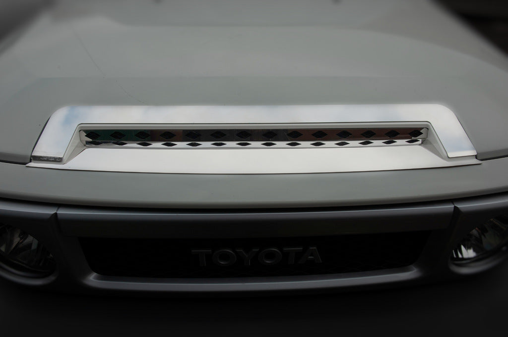 Chrome Hood Trim (Stainless Steel) for Toyota FJ Cruiser 2006-2022 - image 3