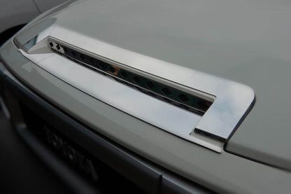 Chrome caps on the hood (stainless steel) for Toyota FJ Cruiser - Reelken Auto
