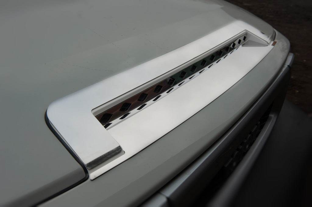 Chrome caps on the hood (stainless steel) for Toyota FJ Cruiser - Reelken Auto