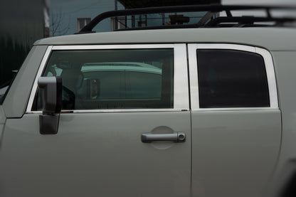 Window Trim Set Stainless Steel 16pcs for Toyota FJ Cruiser 2006-2022 - image 12