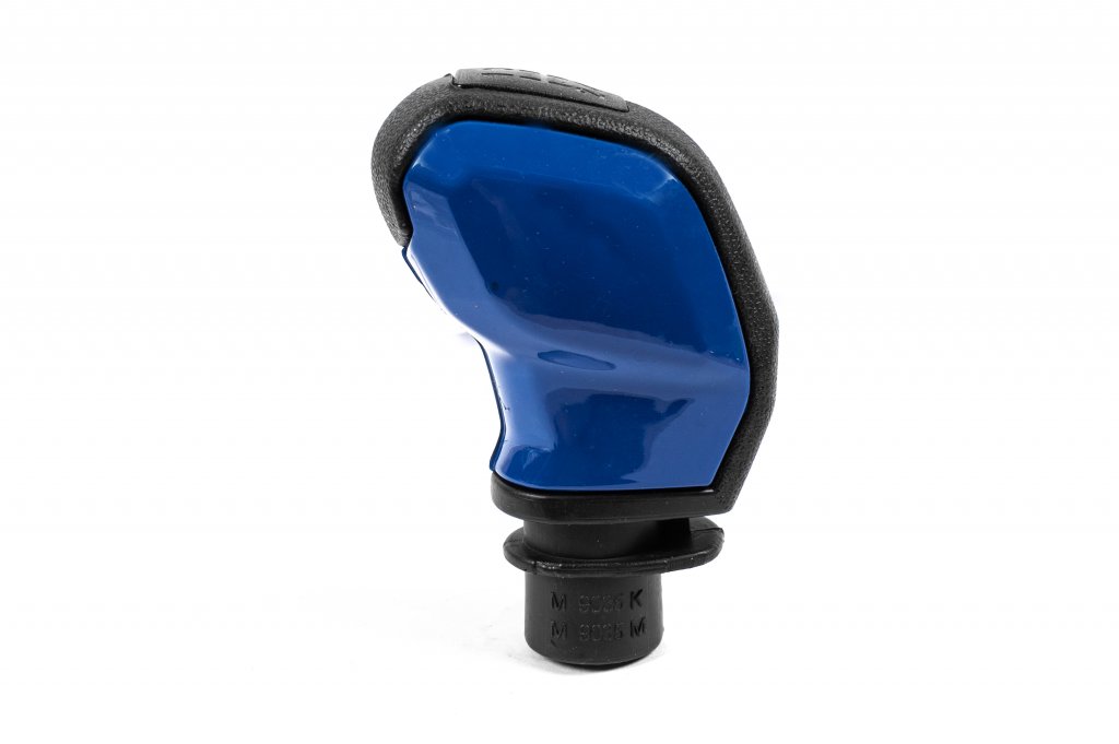Gear Shift Knob 5-Speed 9035M (black+blue) for Peugeot 307 2001-2008 - image 1