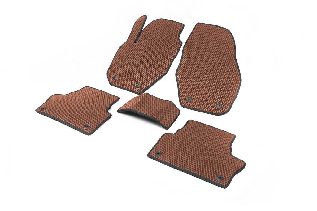 EVA mats (Brown) for Volvo XC60 2009-2017 - Reelken Auto