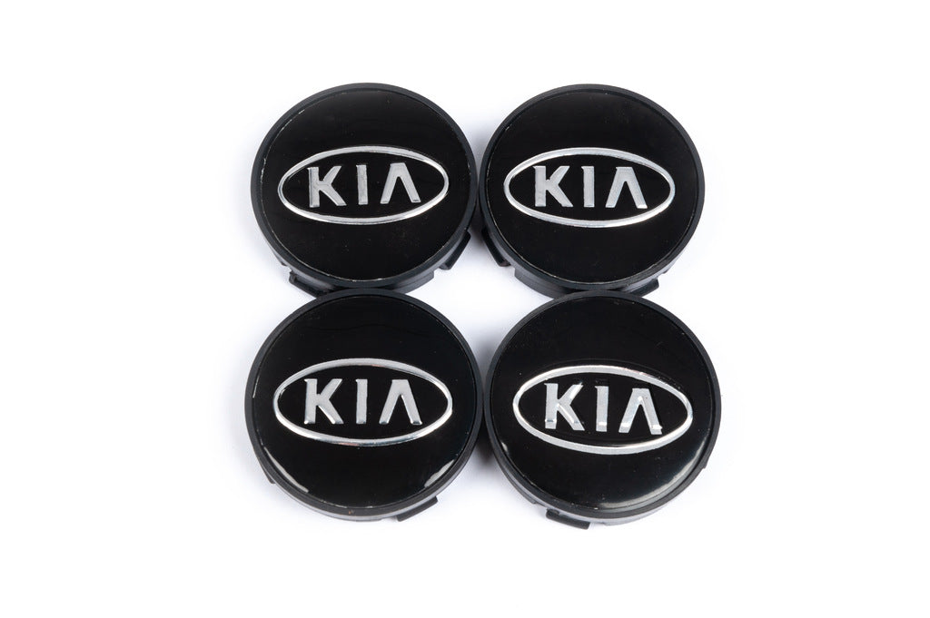 Wheel center caps 57/55.5mm kia60tur (4 pcs) for KIA - image 2