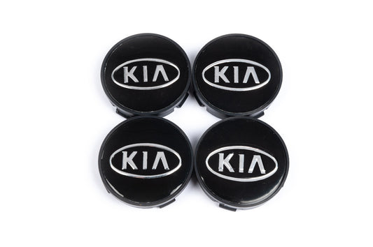 Wheel center caps 57/55.5mm kia60tur (4 pcs) for KIA - image 2