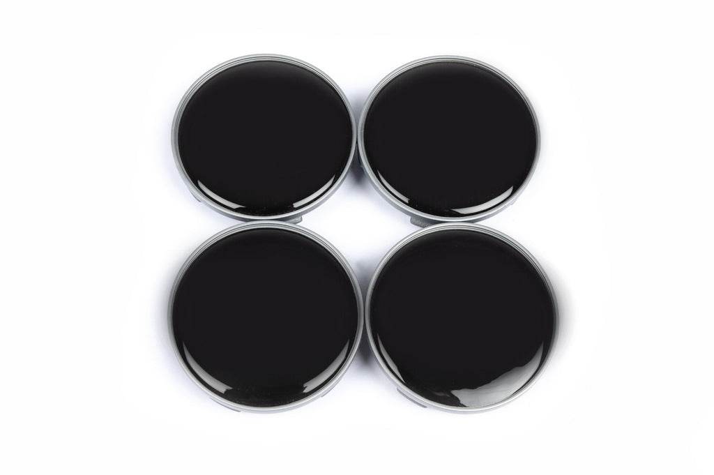 Wheel caps 68/64mm V1 black (4 pcs.) for Toyota - Reelken Auto