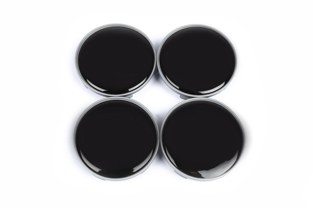 Wheel center caps 68/64mm V1 black (4 pcs) for Toyota - image 2