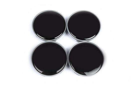 Wheel center caps 68/64mm V1 black (4 pcs) for Toyota - image 2